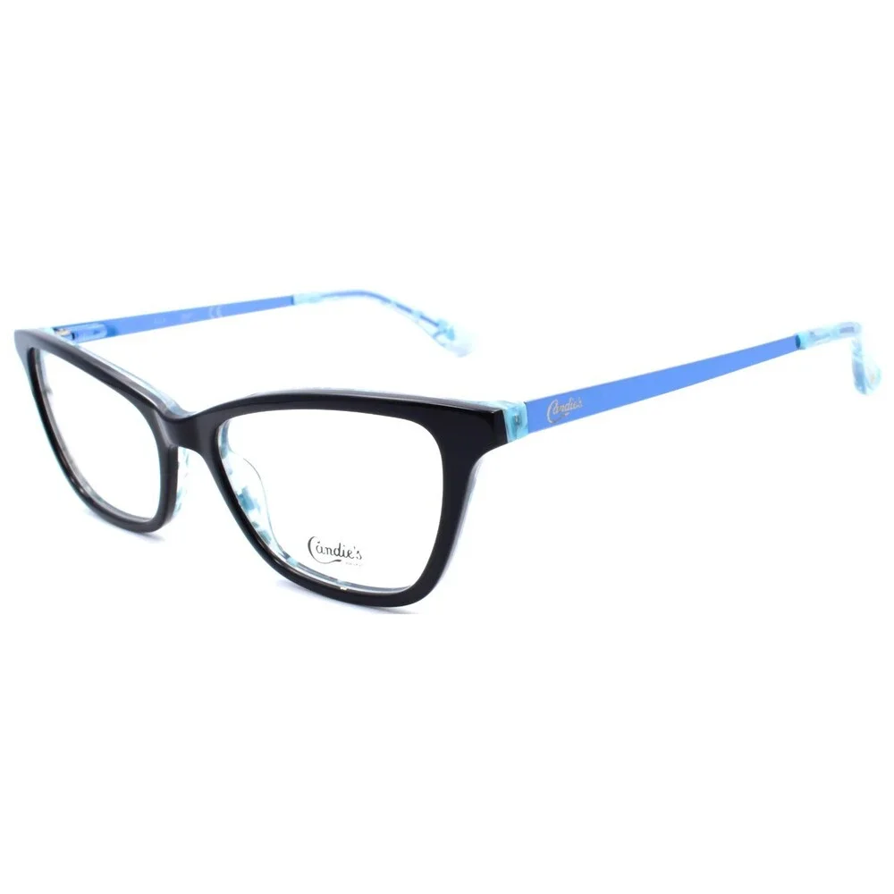 Candie's CA0170 001 Women's Eyeglasses Frames Cat Eye 53-17-140 Black / Blue